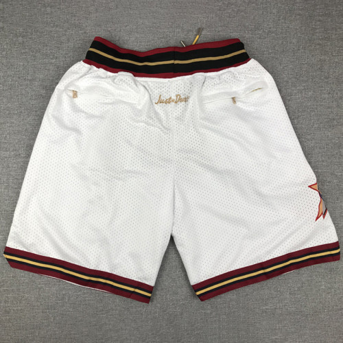 76ERS White City Edition Top Quality NBA Pocket Pants #76人队