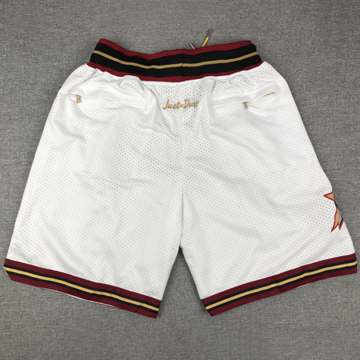 76ERS White City Edition Top Quality NBA Pocket Pants #76人队