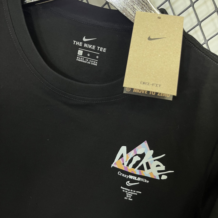 T158 NK Black High Quality Casual T-Shirt