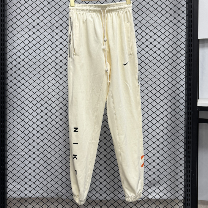 W9纯棉卫裤 NK White Top Quality Sweatpants (Have Pocket)
