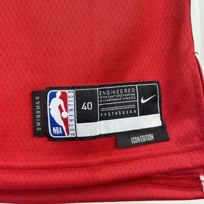22-23 Wizards POOLE #13 Red Top Quality Hot Pressing NBA Jersey