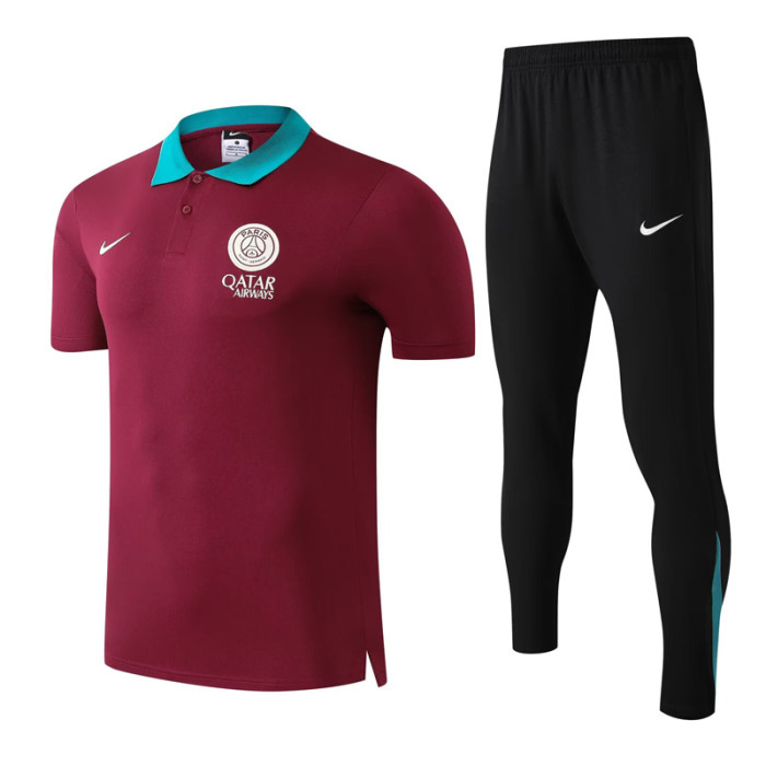 25-26 PSG Red Polo Tracksuit