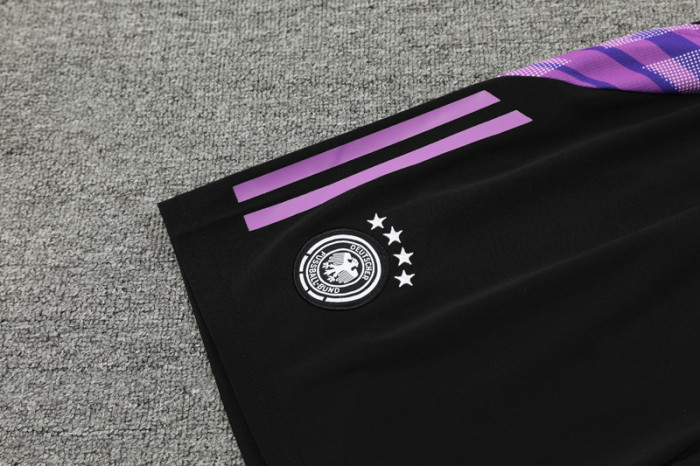 24-25 Germany Purple Black Tank top and shorts suit