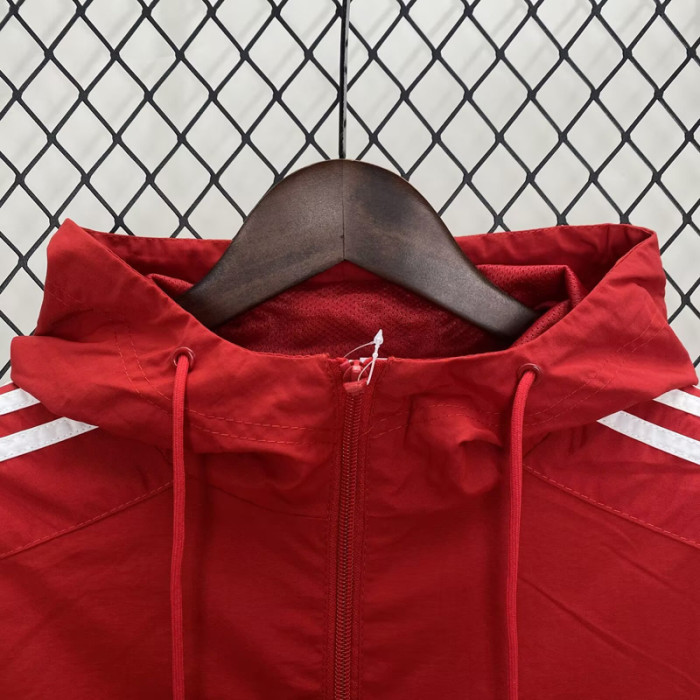 2024 New AD Red Windbreaker