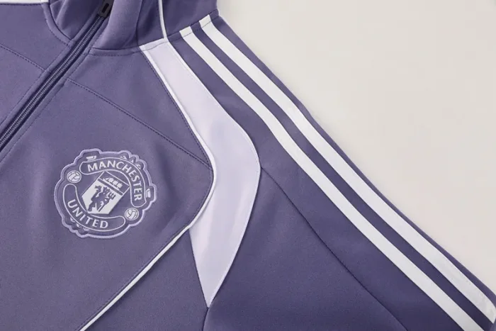 2025-26 Man Utd Purple Jacket Tracksuit #07