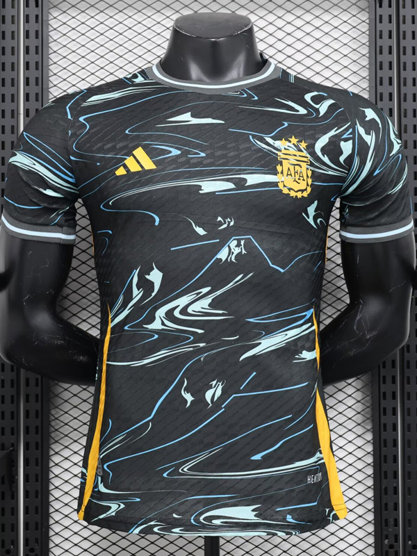 24-25 Argentina Black Special Edition Player Version Soccer Jersey