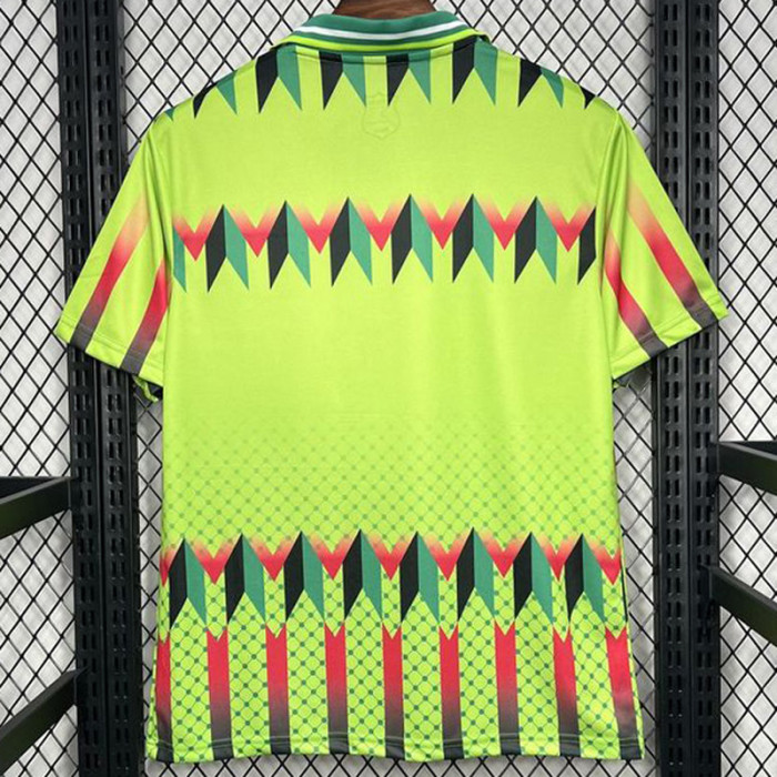 Palestina FC Red Green Retro Soccer Jersey