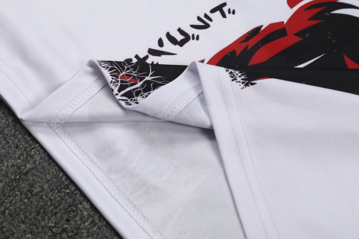 24-25 Japan White Kids Half Pull Tracksuit (半拉链)(悟空)