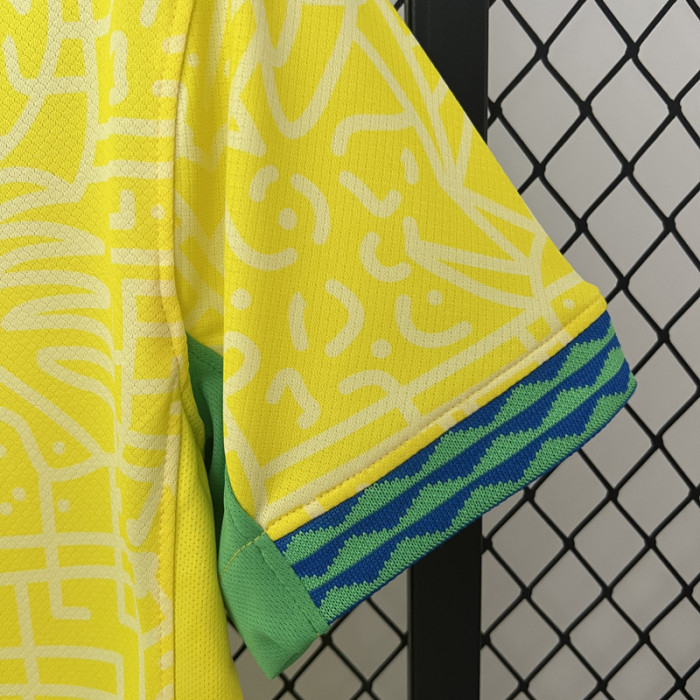 24-25 Brazil Home Women Soccer Jersey (女)