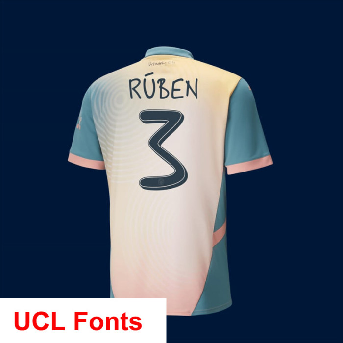 24-25 Man City Fourth Player Version Soccer Jersey