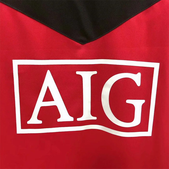 2009-2010 Man Utd Home Retro Soccer Jersey