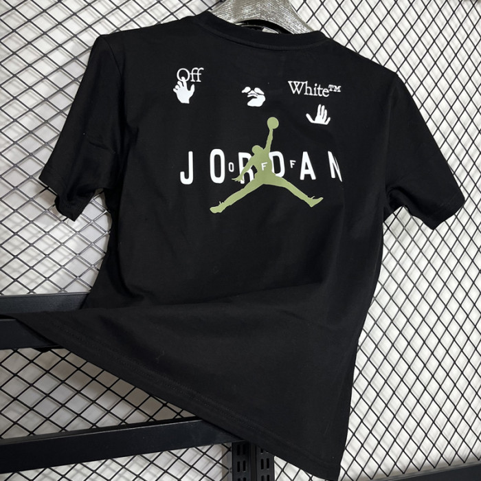 T244 Jordan Black High Quality Casual T-Shirt