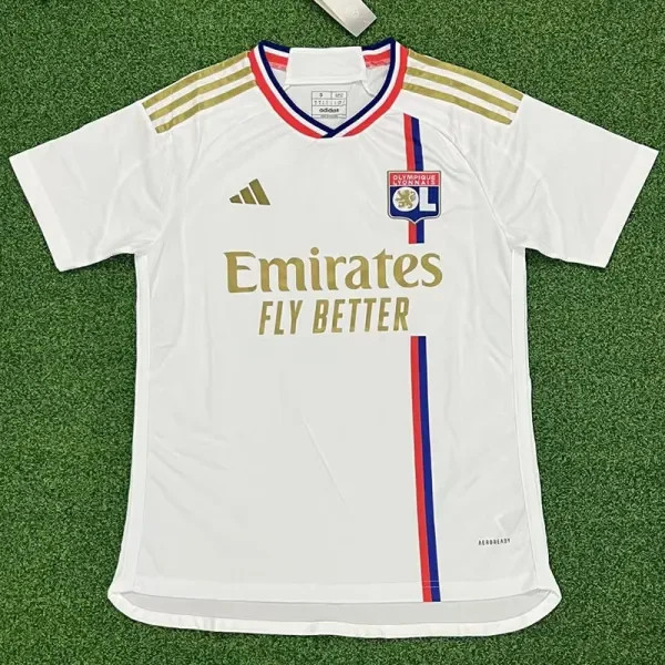 2023-24 Lyon Home Fans Soccer Jersey