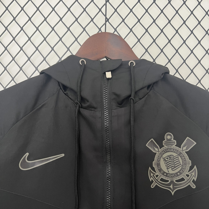 24-25 Corinthians Black Windbreaker