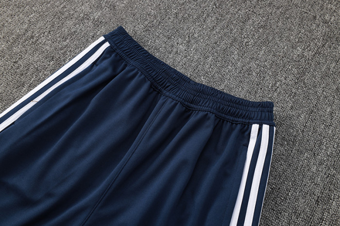 2025 AD Royal blue Half Pull Tracksuit #07(半拉链)