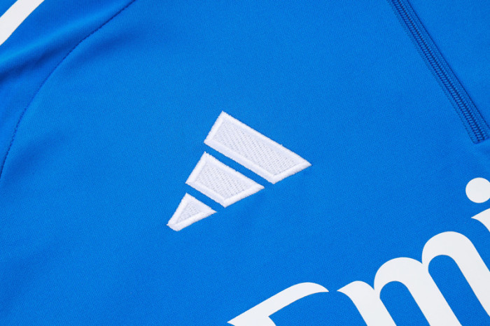 25-26 RMA Lake blue Kids Half Pull Tracksuit #E25128(童装)(半拉链)