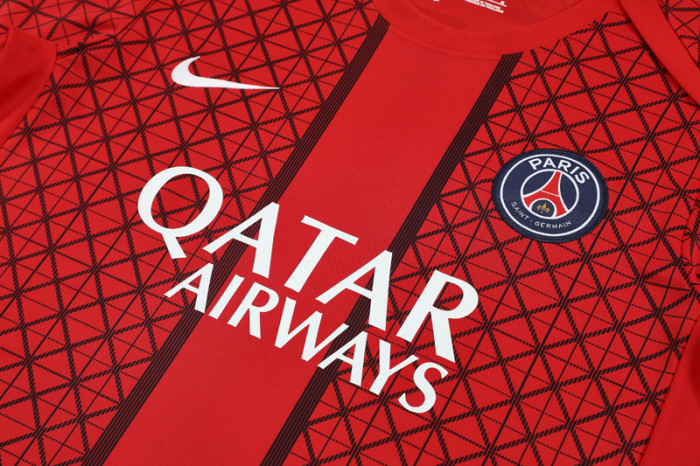 2025-26 PSG Red Training Short Suit