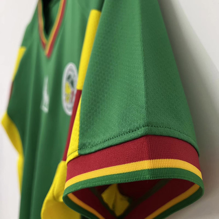 2002 Senegal Green Retro Soccer Jersey