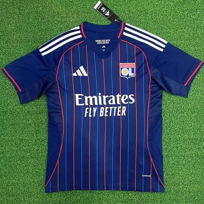 2025-26 Lyon Away Fans Soccer Jersey