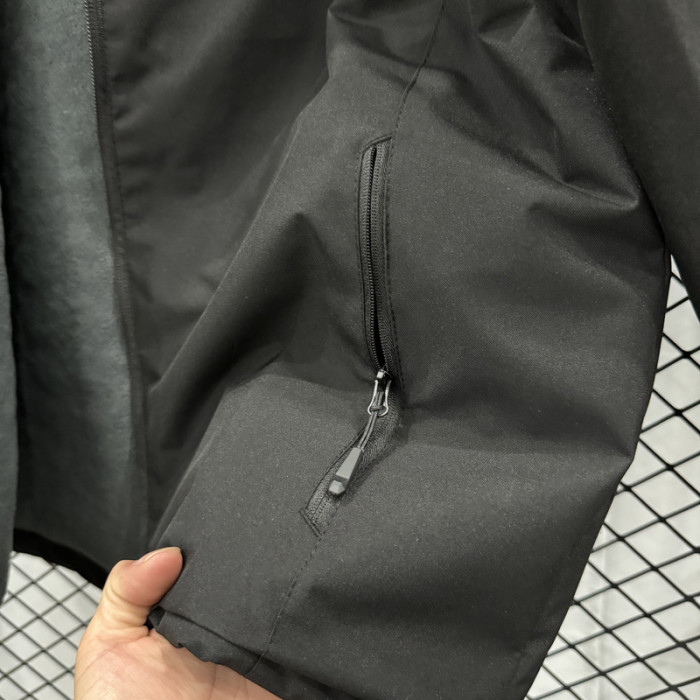 2024 Camel Velvet Thickened warm Black Outdoor Jackets #F6加绒冲锋衣