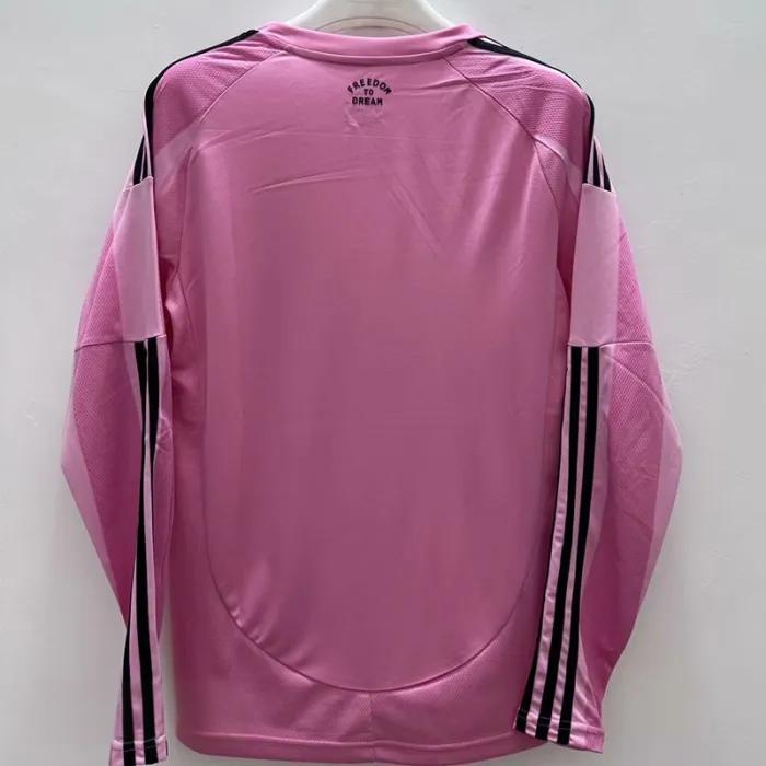 25-26 Inter Miami Home Long Sleeve Soccer Jersey (长袖)