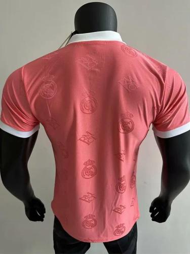 25-26 RMA Pink Special Edition Player Version Training Shirts *翻领