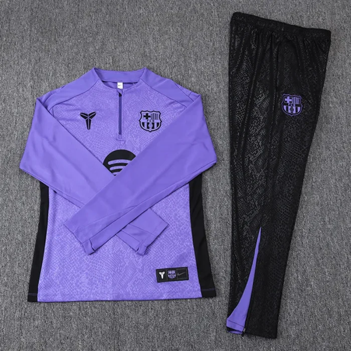 25-26 BAR Purple Half Pull Tracksuit (半拉链)