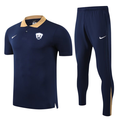 25-26 Pumas UNAM Royal blue Polo Tracksuit