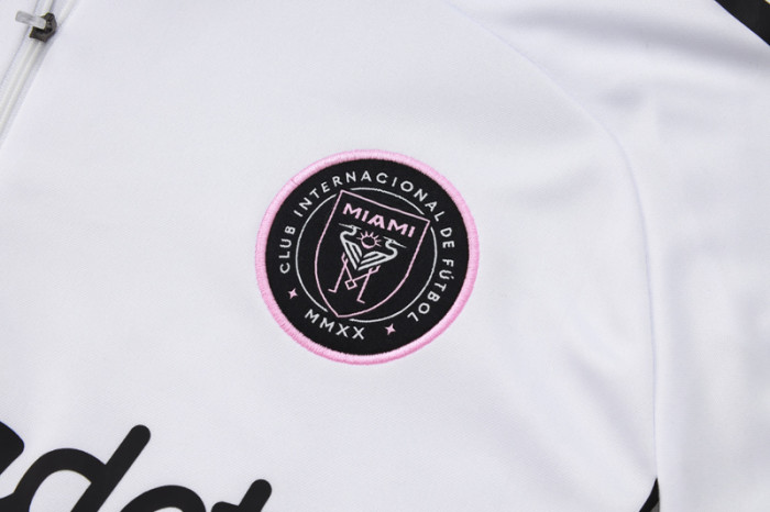 2025-26 Inter Miami White Kids Half Pull Tracksuit#E2529(童装)(半拉链