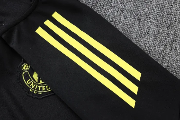 2025-26 Man Utd Black Kids Jacket Tracksuit #E2551(童装)(绿标)