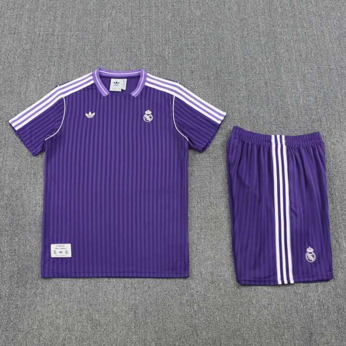 2025-26 RMA Purple Training Short Suit
