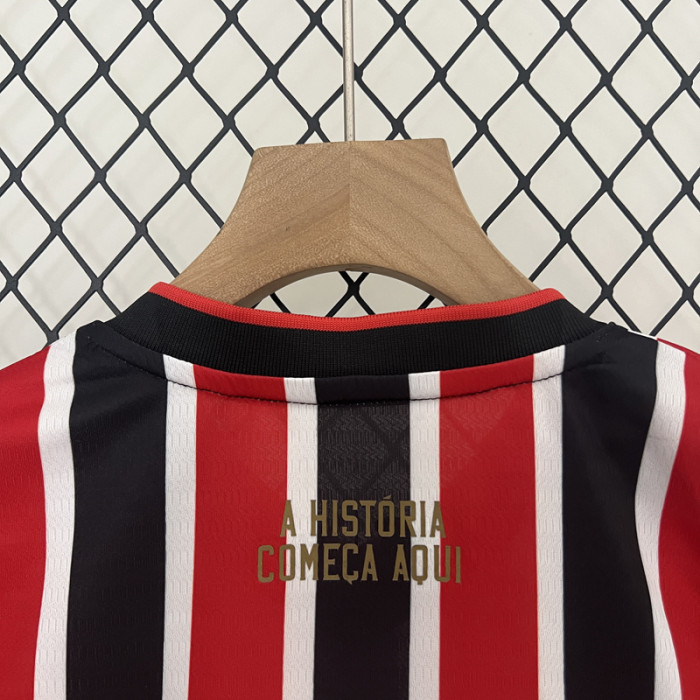 24-25 Sao Paulo Away Kids Soccer Jersey