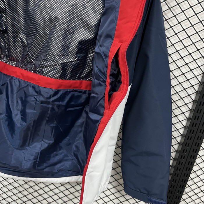 2025 NK Cotton Thickened warm Blue White Outdoor Jackets #P6加棉冲锋衣
