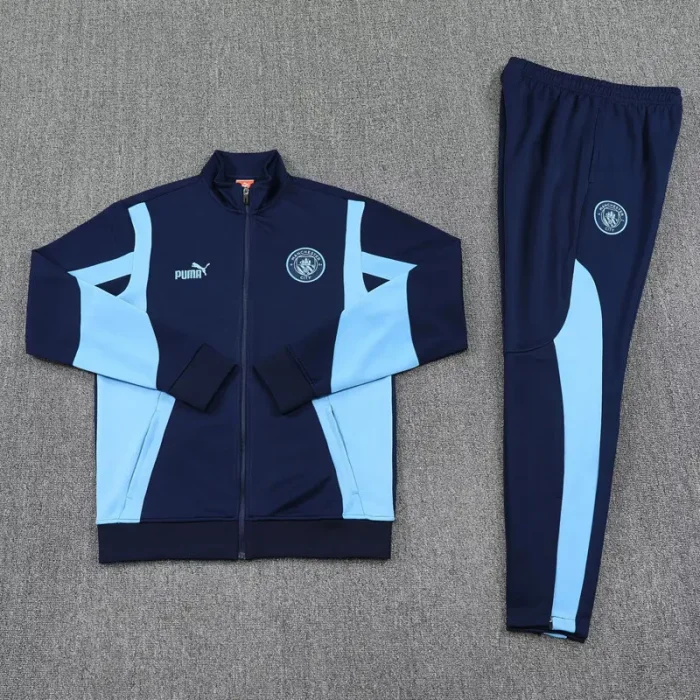 25-26 Man City Royal blue Jacket Tracksuit