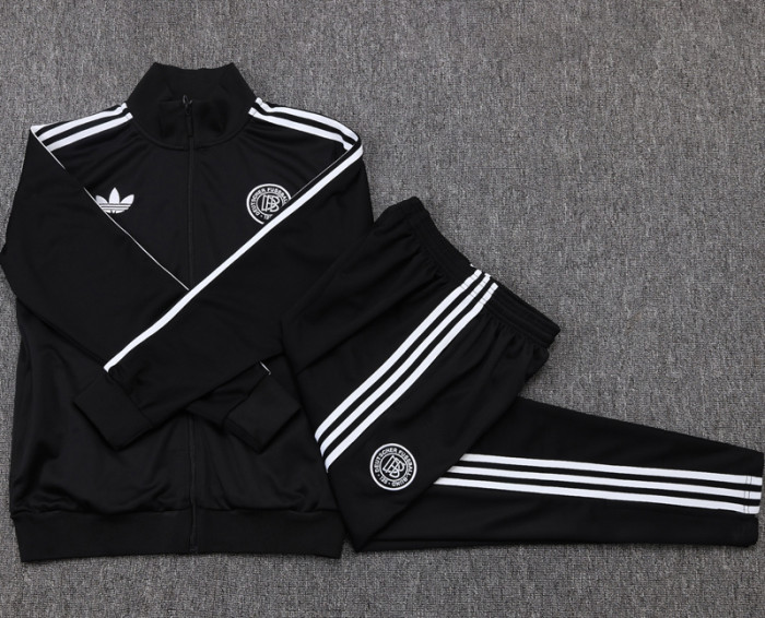 2025-26 Germany Black Jacket Tracksuit #A2555