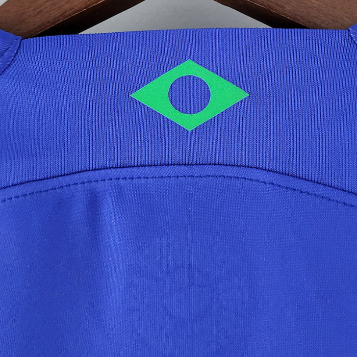 22-23 Brazil Away World Cup Fans Soccer Jersey