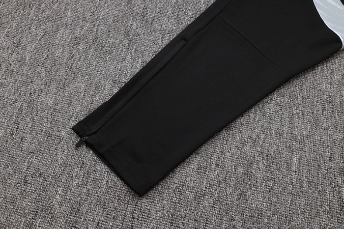 2025-26 Germany White Half Pull Tracksuit (半拉链）