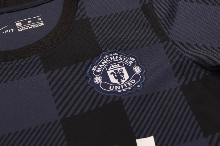 2013-2014 Man Utd Away Kids Retro Soccer Jersey