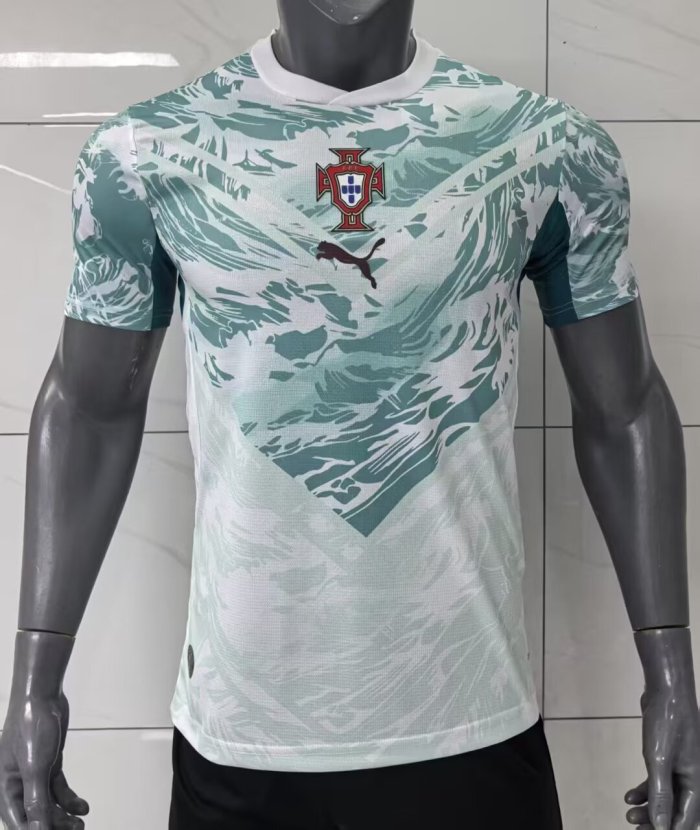 2026 Portugal away green and white jersey