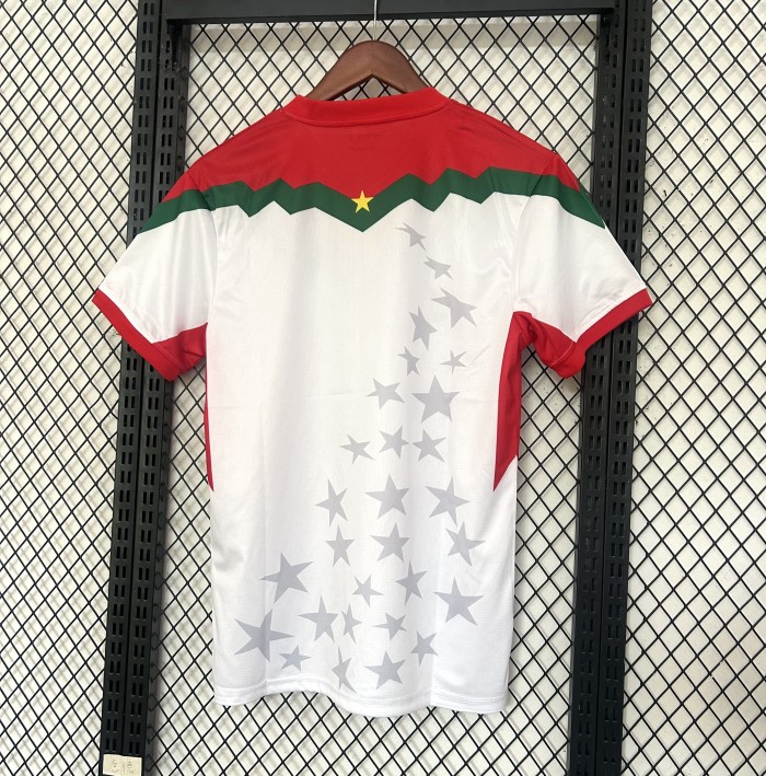 25-26 Burkina Faso white jersey