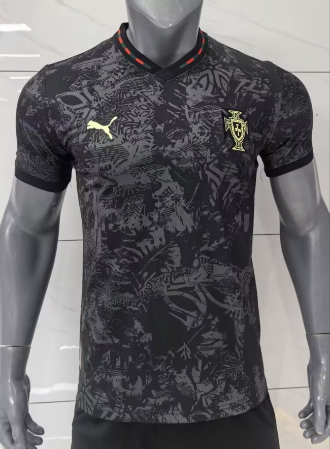 2026 Portugal Grey Black Special Edition jersey