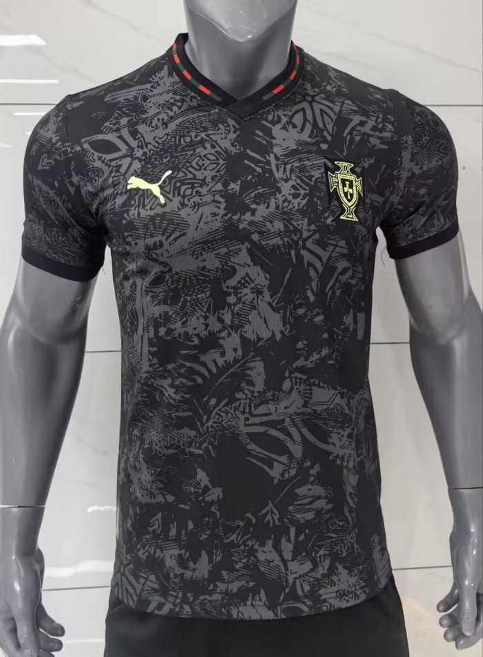 2026 Portugal Grey Black Special Edition jersey