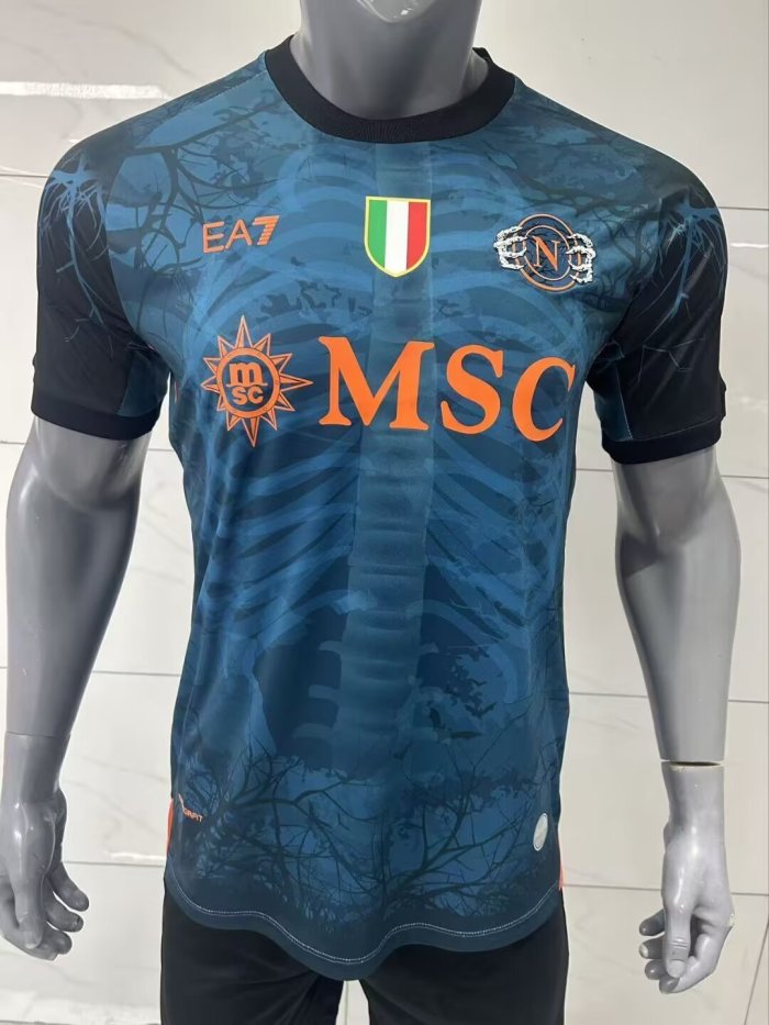2026 Napoli Halloween Blue Shirt