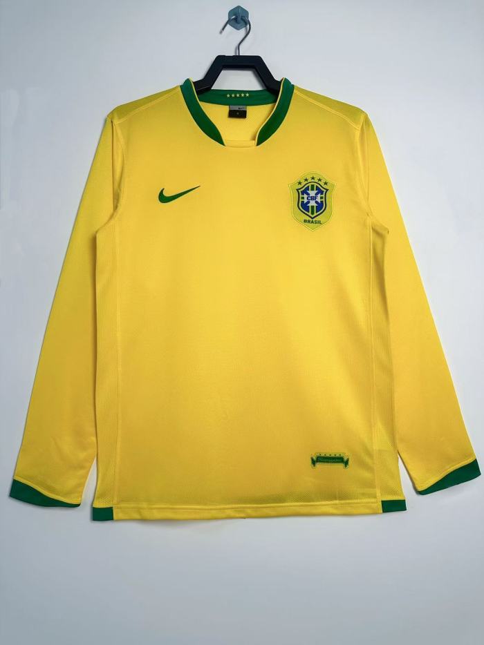 2006 Brazil home long sleeved jersey