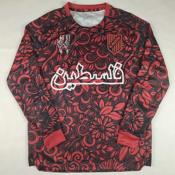 2025-26 Palestina FC Red Long Sleeve Training shirts
