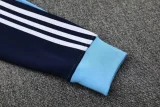 2025-26 Real Madrid Lake blue Jacket Tracksuit #F05