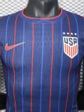 2025-26 USA Away Player Version Soccer Jersey