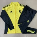 2025-26 Real Madrid Yellow Jacket Tracksuit #A2566