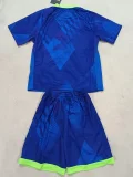 2025-26 Brazil Away Kids Soccer Jersey
