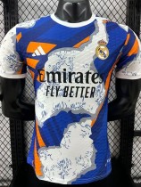 2025-26 Real Madrid Special Edition Blue White Player Version Training Shirts